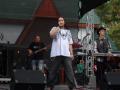 On stage