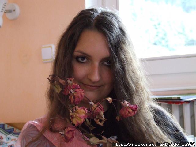 With the rose of death...