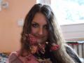 With the rose of death...