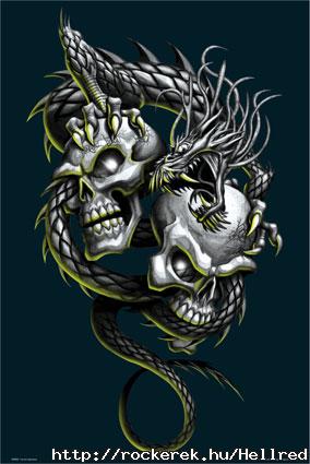 GN0260UEUUDualUSkullsUPosters