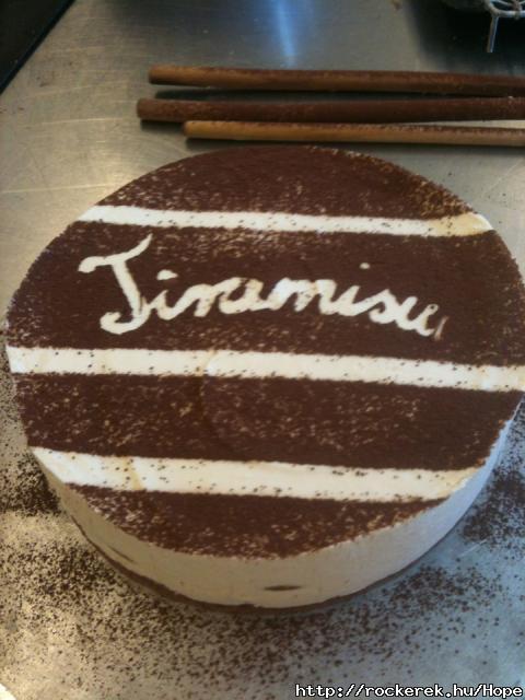 Tiramisu torta (sulis gyakorlat)
