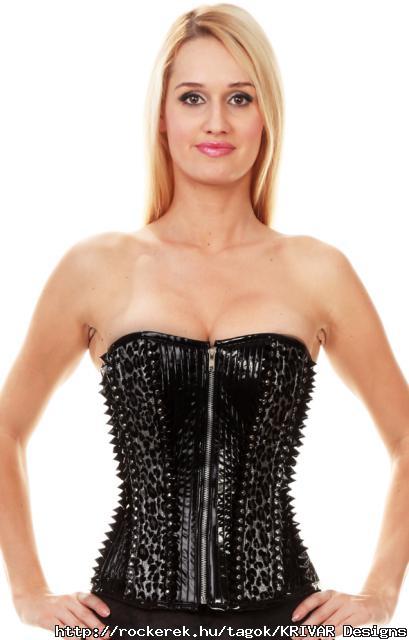 PVC Overbust Corset - Size: S/M/L