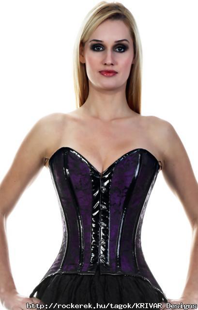 Gothic Overbust Corset - Size: S/M/L