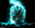flaming-skull