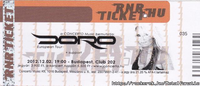 Doro - Jorn jegy