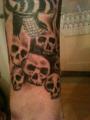 hallfej tattoo
