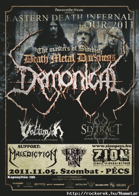 Eastern Death Infernal Tour 2011