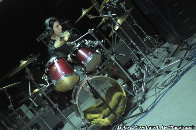 recording the first album...