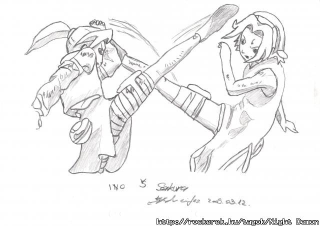 Ino VS Sakura