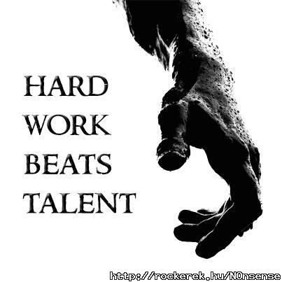Hard work