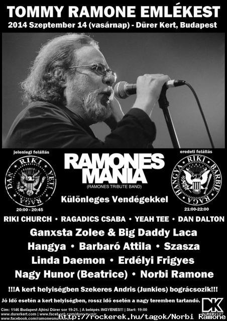 TOMMY RAMONE emlkest