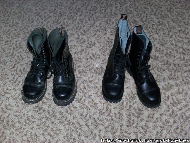 Old and new boots