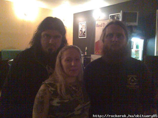Frank Watkins,Trevor Perez,no meg n (Az Obituary kt tagja)