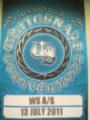 Backstage pass :D   THX Scott!
