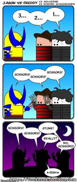 jason_vs_freddy_vs_wolverine_vs_edward_scissorhands_comic