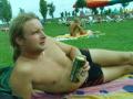 Legjobb bartommal a strandon!