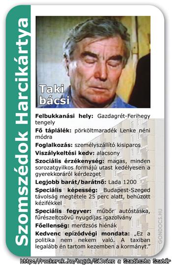 Szomszdok harcikrtya: TAKI B