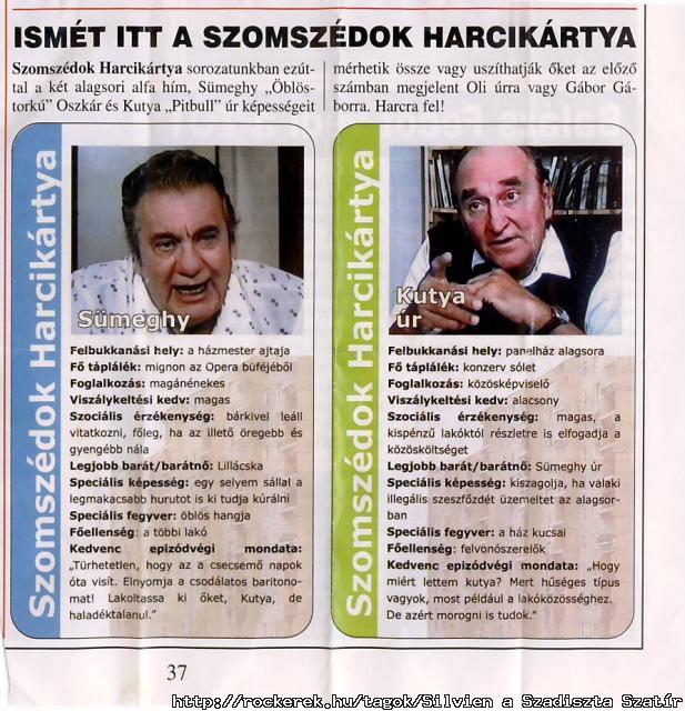Szomszdok harcikrtya: Smeghy s Kutya
