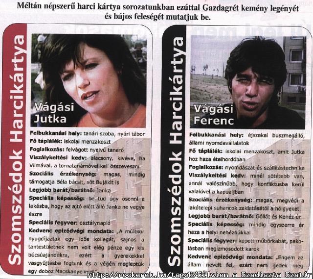 Szomszdok harcikrtya: Vgsik