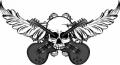 skull guitar