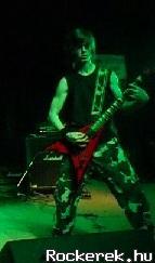 on stage