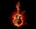Guitar is on Fire