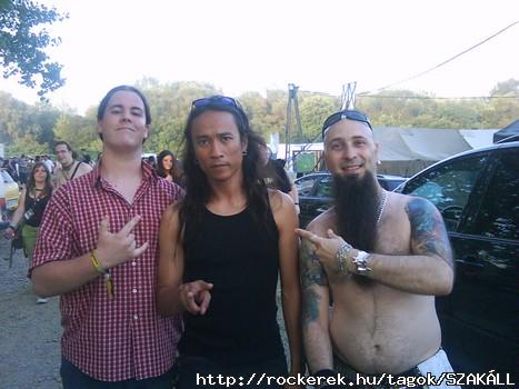 Rebk Tibor(Steam Engine),n,Ted Aguilar(Death Angel-gitros) 2009.TOKAJ