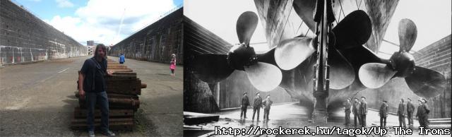 A kt kp ugyanott kszlt (Belfast, Titanic dock)