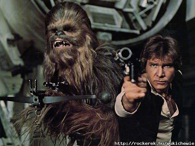 Chewie with Han Solo